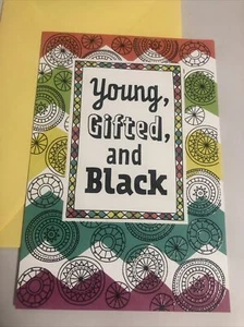 African American Happy Birthday Young, Gifted And Black Hallmark Greeting Card - Picture 1 of 4