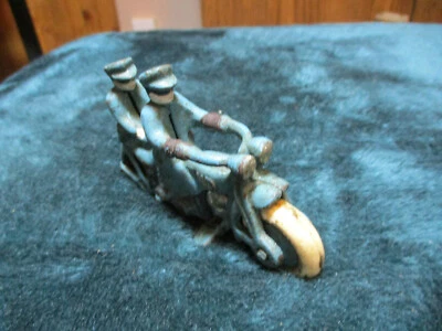 Motocicleta de policía tándem Harley Davidson vintage Xonex años 30 completa Foto 1 de 4