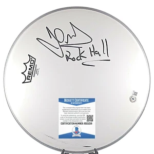 DJ Yella NWA Signed Drumhead 'Rock Hall' HOF Inscription Beckett COA Rap Hip Hop - Picture 1 of 6