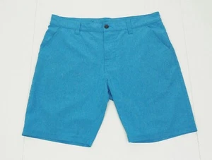Pantalones Cortos Prana Merrit Para Hombres 34 Azul Calce Regular Chino Informal Aire Libre Senderismo Viaje - Imagen 1 de 4