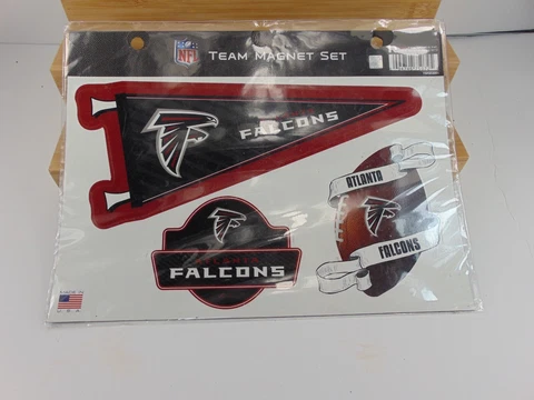 Atlanta Falcons Team Magnet Set 3 Piece NFL Football 11x8 Car Made in USA (NEW) Cover