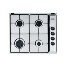 Piano Cottura 4 Fuochi De Longhi a Gas 60 cm Incasso Inox YAL 46 ASV