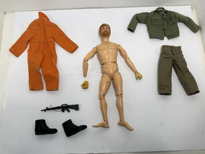 Vintage 1964 G. I. Joe 12" Action Figure w/ Flocked Hair & Beard w/ Accessories - Image 1 of 4