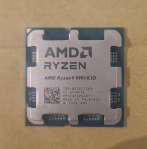 AMD Ryzen 9 9900X3D Processor, 12 Cores/24 Unlocked Threads, Zen 5 Architecture - Photo 1/2