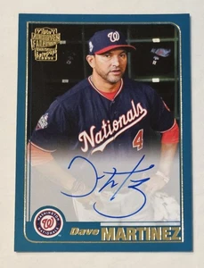 Archivos Topps de Dave Martinez 2020 - Autógrafos favoritos de los fanáticos #FFA-DM Nationals - Imagen 1 de 3