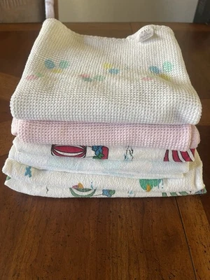 De Colección Baby Morgan Tejido Térmico Waffle Plus Mantas de Recepción Globo de Aire Caliente Foto 1 de 4