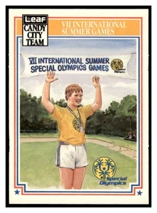 1987 Leaf Candy City Team Hall Fame Greats Special Olympics S6 VII Summer Games - Picture 1 of 2