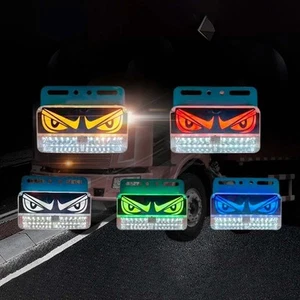 Luz marcadora lateral LED 24V impermeable para remolque de camión alto brillo - Imagen 1 de 17