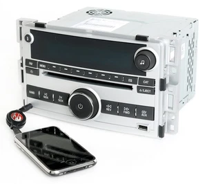 Chevy Malibu 2009-12 Silver Radio AM FM CD Player w Aux Input & USB 20940843 UUI - Picture 1 of 7