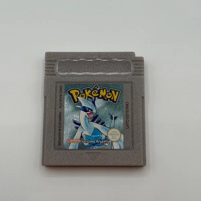 Pokémon Versione Argento Nintendo Game Boy Batteria Nuova - Immagine 1 di 2
