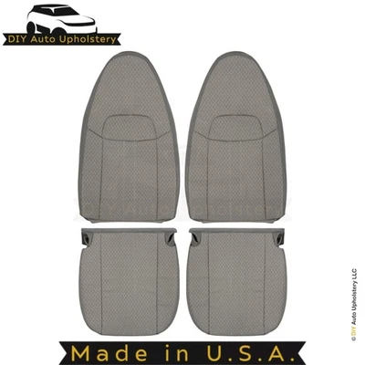 Fundas de asiento delanteras de tela para Chevrolet Express 2003-2009 peltre medio Foto 1 de 4