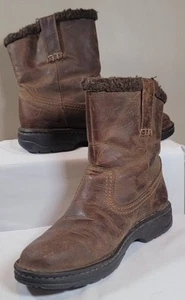 Ariat Mujer Talla 8B Bota Cuero Marrón Forrada Sherpa Exterior Western - Imagen 1 de 8