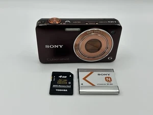 Junk Sony Cyber-shot DSC-WX5 12.2MP 5x Zoom Brown Digital Camera Japan Model - Picture 1 of 24