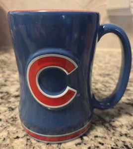 Chicago Cubs MLB Mug Coffee Cup Blue Red White Logo Brands 16 Ounce Baseball - Picture 1 of 4