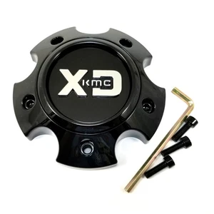 XD Series Black Wheel Center Cap for 5L XD832 Fusion XD828 Delta XD829 Hoss II - Picture 1 of 6