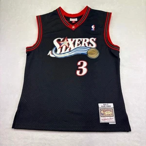 Allen Iverson 76ers VTG Y2K Hardwood Classic Mitchell & Ness Swingman Jersey - Picture 1 of 11