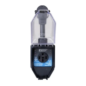 50 Amp Portable RV Smart Surge Protector With Cover (1 MIN), SSP-50XL - Picture 1 of 4
