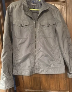 Kenneth Cole Reaction graue Freizeitjacke. Größe L. herren. Nylon Schön! - Bild 1 von 8