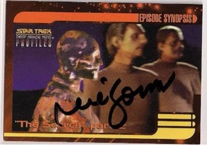 Star Trek Signed Card Auto DS9 Profiles Odo Rene Auberjonois v56 - Picture 1 of 1