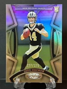2023 Jake Haener Panini Certificato Bronzo Specchio Parallelo #207/275 Santi - Foto 1 di 2