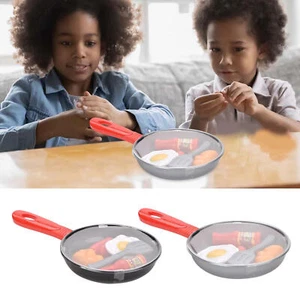 Kids Kitchen Pretend Fake Food Toy Set Kitchenware Play - Picture 1 of 12