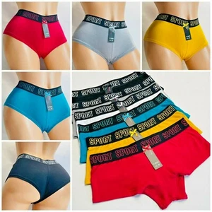 Boyshort Sports SEXY Panties 6 OR 12 Undies 95% COTTON UNDERWEAR PANTY 8480 S-XL - Picture 1 of 12