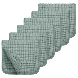 Muslin Burp Cloths 100%Cotton20''x10''Extra Soft , Absorbent Baby Burping Cloth - Picture 1 of 7