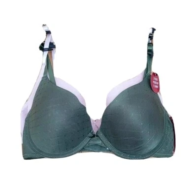 Sujetador Push Up Acolchado Rampage PACK 2 NUEVO CON ETIQUETAS Talla 36C Rosa y Verde  Foto 1 de 4