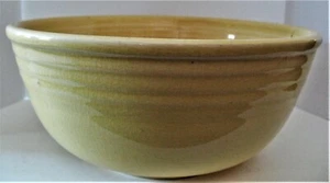 Antique Marked Bake Oven Yellow-ware  9" Mixing Bowl - Picture 1 of 12
