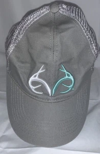 Realtree Cappellino a sfera regolabile grigio con logo ricamato - Foto 1 di 4
