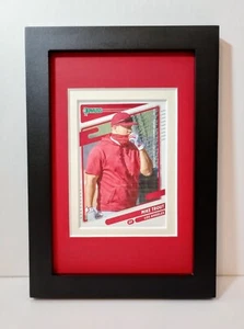 Tarjeta de béisbol Mike Trout Los Angeles Angels enmarcada placa 2021 Donruss #170 - Imagen 1 de 4
