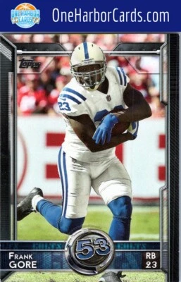 2015 Topps Indianapolis Colts #354 Frank Gore - Image 1 of 2