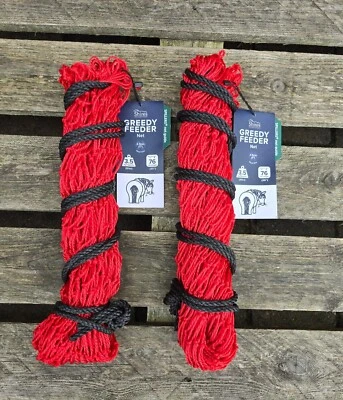GREEDY FEEDER HEUNETZ Haylage Shires 2er Pack sehr kleine Maschenlöcher 1" Länge 30"