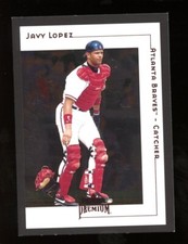 2001 FLEER PREMIUM JAVIER JAVY LOPEZ STAR RUBIES #SR81 102/125