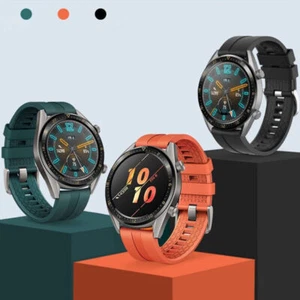 For Huawei watch GT2 46mm Silicone Fitness Replacement Wrist Band Strap 22mm - Picture 1 of 17