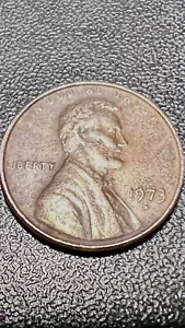 1973 ABRAHAM LINCOLN BROWN PENNY S MINT MARK - Picture 1 of 4