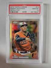 41952008 MANNY MACHADO 2013 Topps Chrome 12 Refractor RC Rookie PSA 10
