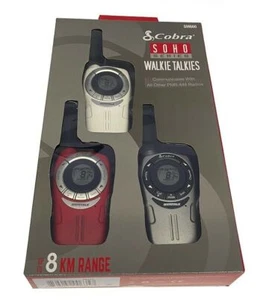 Cobra SM660 Weatherproof Walkie Talkie 3-Pack with Handsfree 8km - Picture 1 of 2