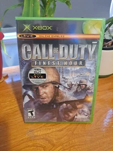 RARE🔥CALL OF DUTY FINEST HOUR FOR XBOX 🔥NEW & SEALED & FIRST PRINT - Picture 1 of 8