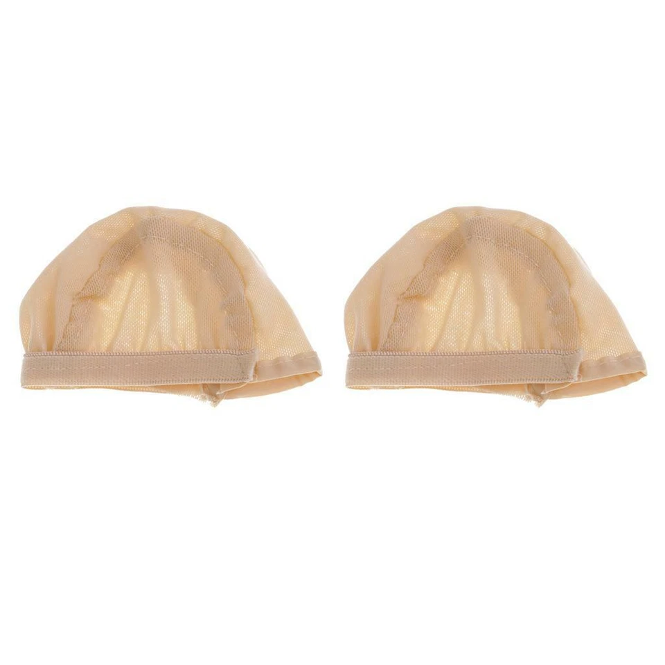 2 pezzi popolari parrucche copricapo bambola fai da te rete fissa parrucca per - Immagine 1 di 1