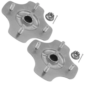 2 Rear Axle Wheel Hub W/Nut For Honda TRX300 TRX300FW Fourtrax 300 2X4 4X4 88-92 - Picture 1 of 8