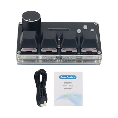 SayoDevice 4-Key O3C++ OSU Rapid Trigger Hall Magnetic Axis Gaming Keyboard my23 - Image 1 of 4