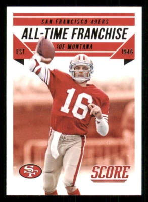2015 Score All-Time Franchise #3 Joe Montana - Image 1 of 2
