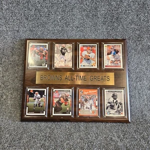 Cleveland Browns All Time Greats 8 Card 12x15 Plaque Bernie Kosar Clay Matthews - Picture 1 of 8