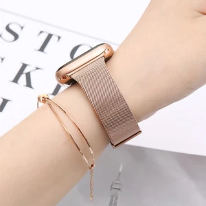 Slim Milanese Strap for Apple Watch Band 10 9 8 7 46mm 45mm 41mm Ultra 49mm Meta - Picture 1 of 26