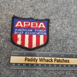 Patch vintage APBA American Power Boat Association anni 70 - Foto 1 di 2
