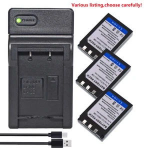 Battery or Charger for Olympus Li-10B Li-12B Li10C Stylus 600 810 410 Digital - Picture 1 of 42