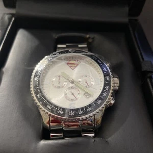 Fab Starpoint Superman Chronograph Uhr Ltd mit CoA 2008 Neu - Bild 1 von 4