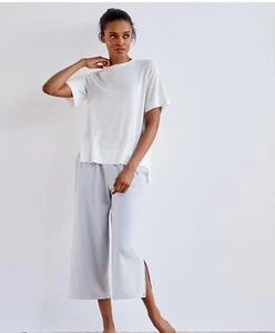 Aday Women’s Essentialist Coconut Oversized Slouchy T-Shirt Size XL - Picture 1 of 6
