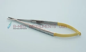 Porta aghi OR Grade TC Castroviejo 5,5" ganasce seghettate dritte oftalmico - Foto 1 di 3